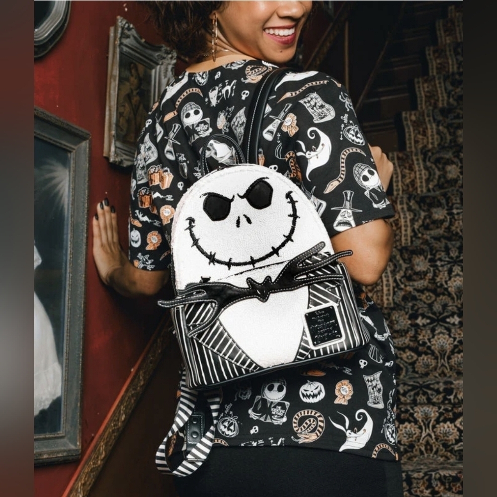 Loungefly NBC Jack Sequin Backpack